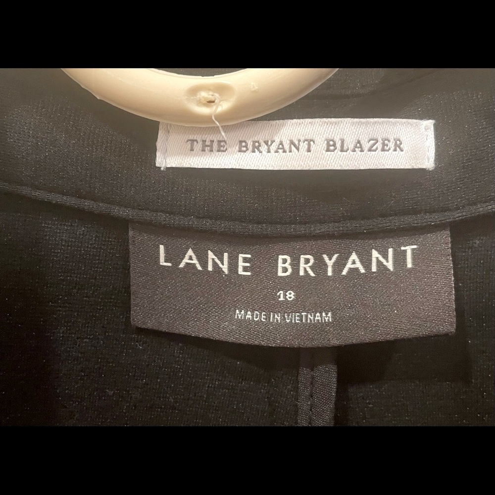 Lane Bryant Black Blazer size 18 like new.